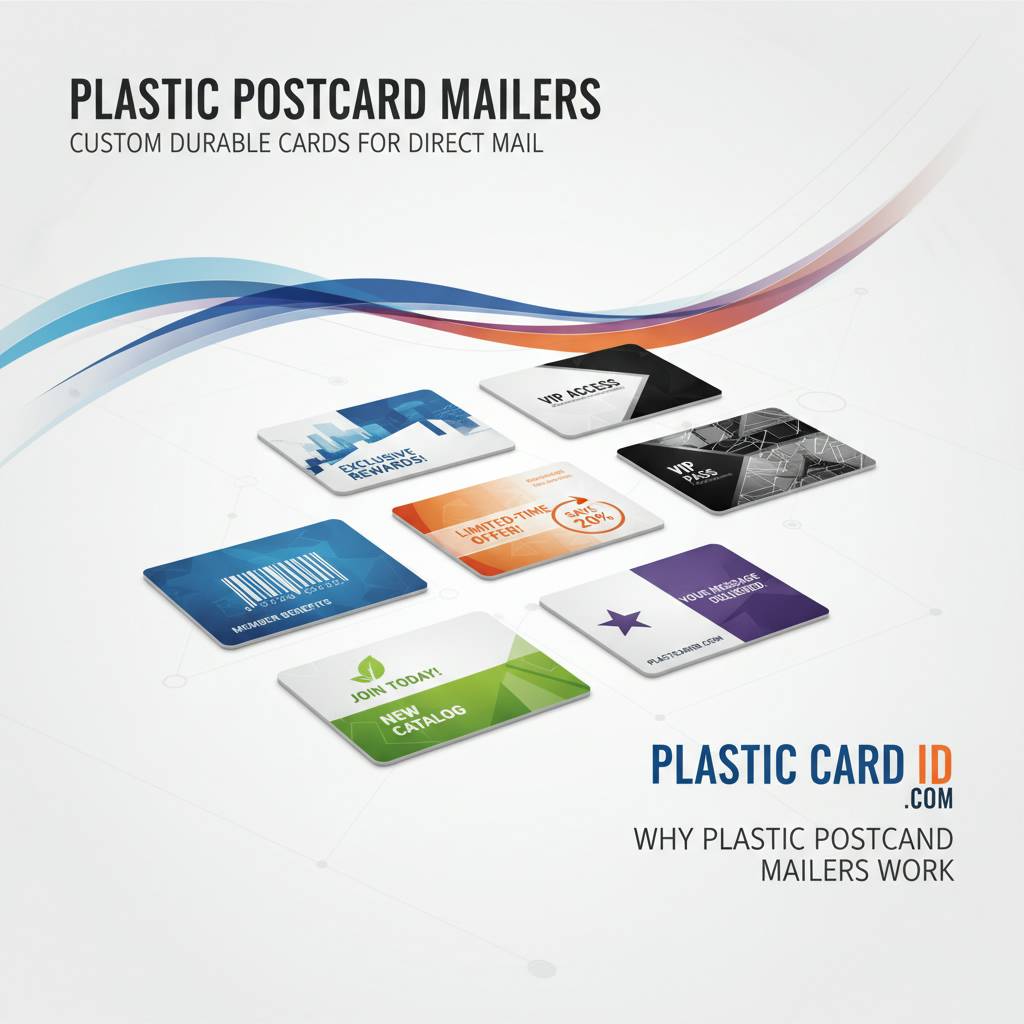 Why Plastic Postcard Mailers Work with Plastic Card ID