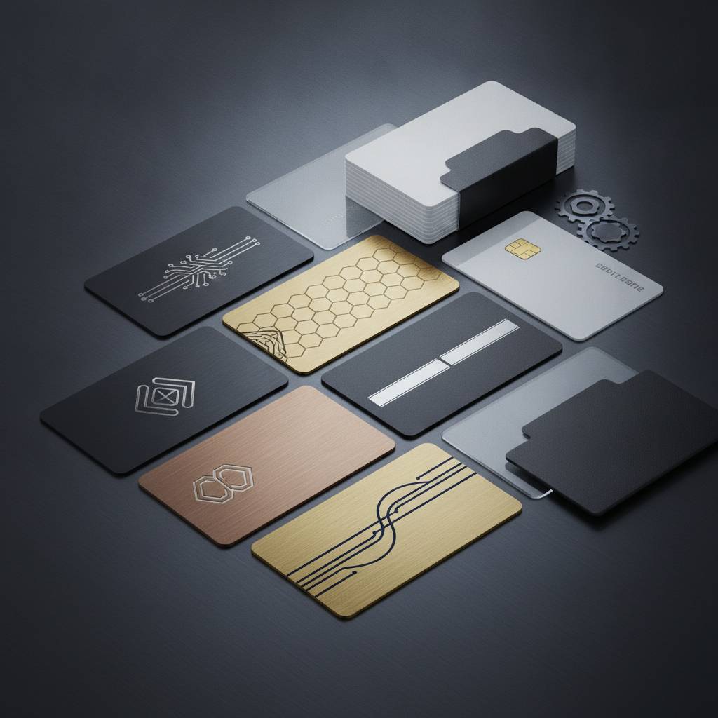 Our Full Range of Custom Plastic and Metal Cards
