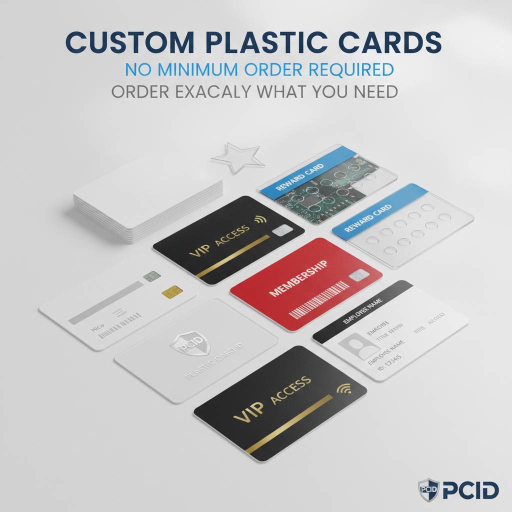 Custom Plastic Cards No Minimum - Order Exactly What You Need